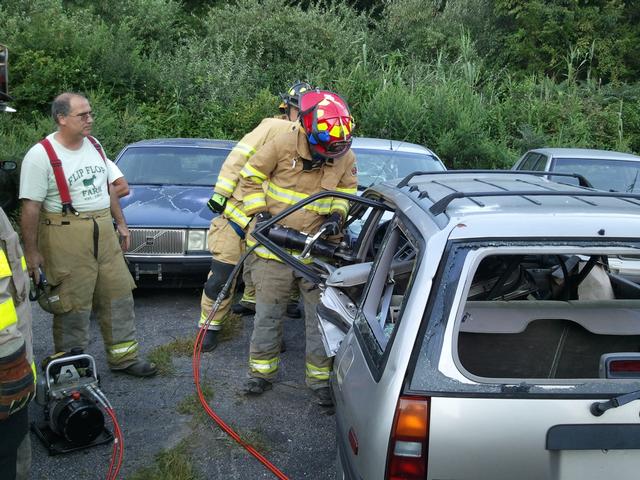 Asst Chief Broccolo keeps a watchful eye on training 8/19/2010